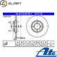 2x Brake Disc For Ford Capri/ii/mk/iii Tv 17 H 1.7l Laclcelcn/clelec 1.6lj1e