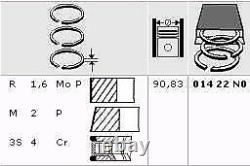 4x Piston Ring Kit For Ford N4a/n4b/n4i/ne5/nej/nel/nes/net/nr2/nra/nrb/nrd 2.0l