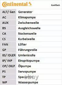 Ct687k1 Timing Belt / Cam Belt Kit Contitech For Ford Sierra, Transit, Consul