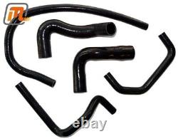 FORD Escort MK1 Radiator Hose Kit OHC 2.0L RS 2000 Silicone Black 5pc Set