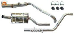 Ford Capri MK2 & MK3 Exhaust System Complete OHC 1.6-2.0l Big Bore Stainless Steel