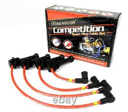 Magnecor KV85 Red Ignition HT Leads Wire Cable Ford 2.0i OHC SAE fit at dist