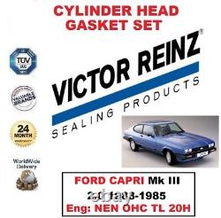 VICTOR REINZ HEAD GASKET SET for FORD CAPRI Mk III 2.0 1983-1985 NEN OHC TL 20H