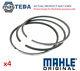 4x Mahle Original Engine Piston Ring Set 014 22 N0 I Std New Oe Replacement