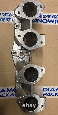 FORD PINTO OHC 1.6 2.0 mk1 mk2 escort TWIN WEBER DELLORTO 40 45 INLET MANIFOLD in French would be: COLLECTEUR D'ADMISSION FORD PINTO OHC 1,6 2,0 mk1 mk2 escort TWIN WEBER DELLORTO 40 45.