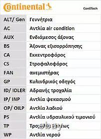 Kit de courroie de distribution Ct687k1 / Kit de courroie de distribution Contitech Neuve de Remplacement OE