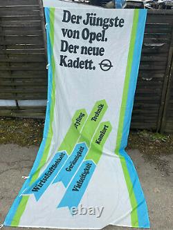 Neu + Opel Original Kadett A B C D E Fahne Reklame Banner Werbung
