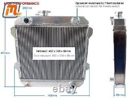 Radiateur Ford Curtain MK3 OHC 1.6-2.0l en alliage haute performance